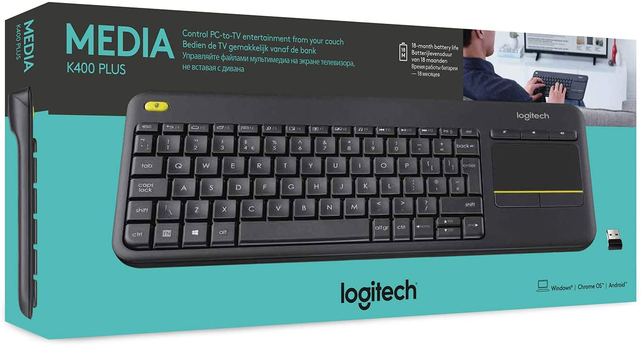 Rede Måge Overskyet Logitech K400 Plus Wireless Keyboard (Dark Grey) - tabal.ng : tabal.ng