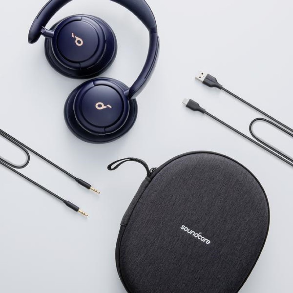 Soundcore by Anker Life Q30 Hybrid Active Noise Cancelling Headphones with  Multiple Modes, Hi-Res Sound, 40H Playtime, Fast Charge, Soft Earcups