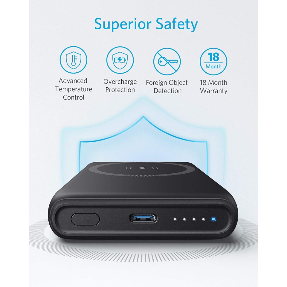 Anker Powercore 5k Magnetic Wireless Charging Anker Magnetic 5k Wireless  Power Anker 5k