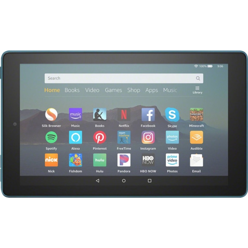 Amazon Fire 7 Tablet, 7inch display, 16 GB - Twilight Blue - Ad ...