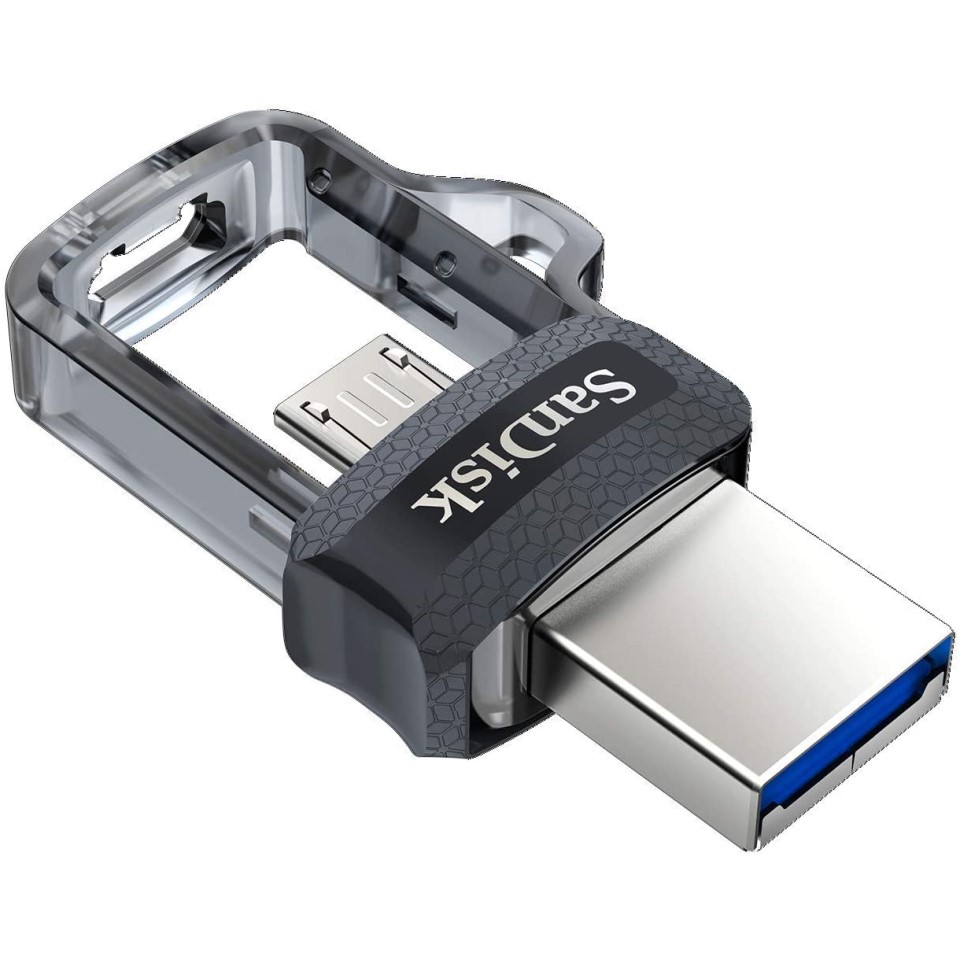 SanDisk Ultra Dual Drive m3.0 Flash Drive (OTG) - 16GB