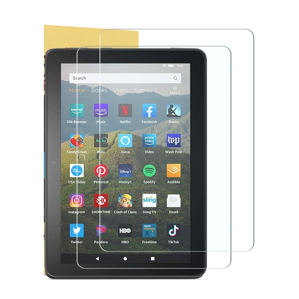 Sparin Tempered Screen Protector for Amazon Fire HD 8/HD 8 Kids Edition ...