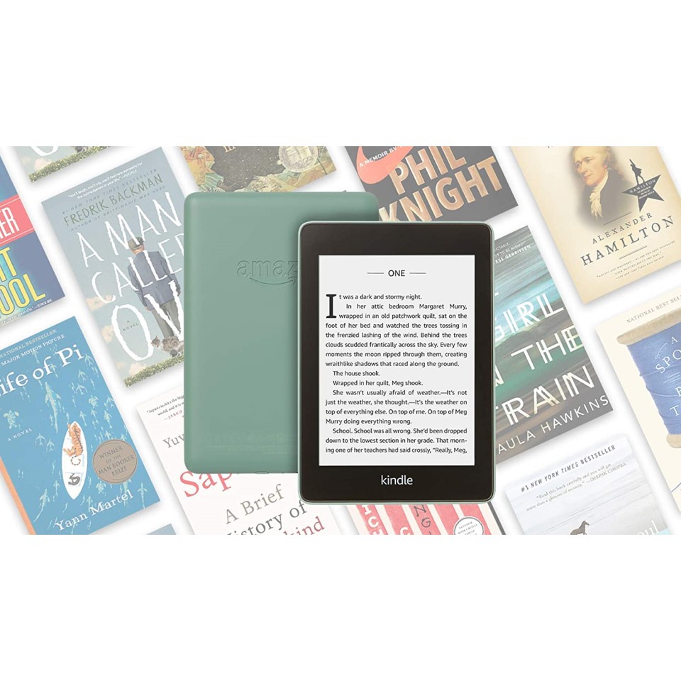 Kindle Paperwhite 8GB Waterproof Ad-Supported 2018 Sage - Best Buy