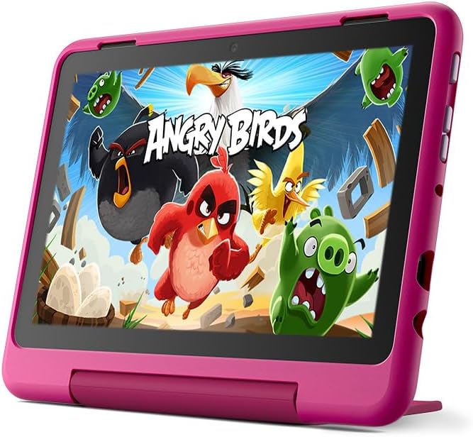 Tablet Bambini 8 Pollici Android, 6GB RAM + 128GB ROM, Espandibile Fino A 256GB. Con Custodia Antiurto Rosa, Controllo Genitori, App Preinstallate (iwawa), Doppia Fotocamera 5MP, Batteria 4000mAh. - 3